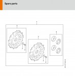 Stihl Upgrade Kit 10, iMOW Traction wheels Accessory Spare Parts